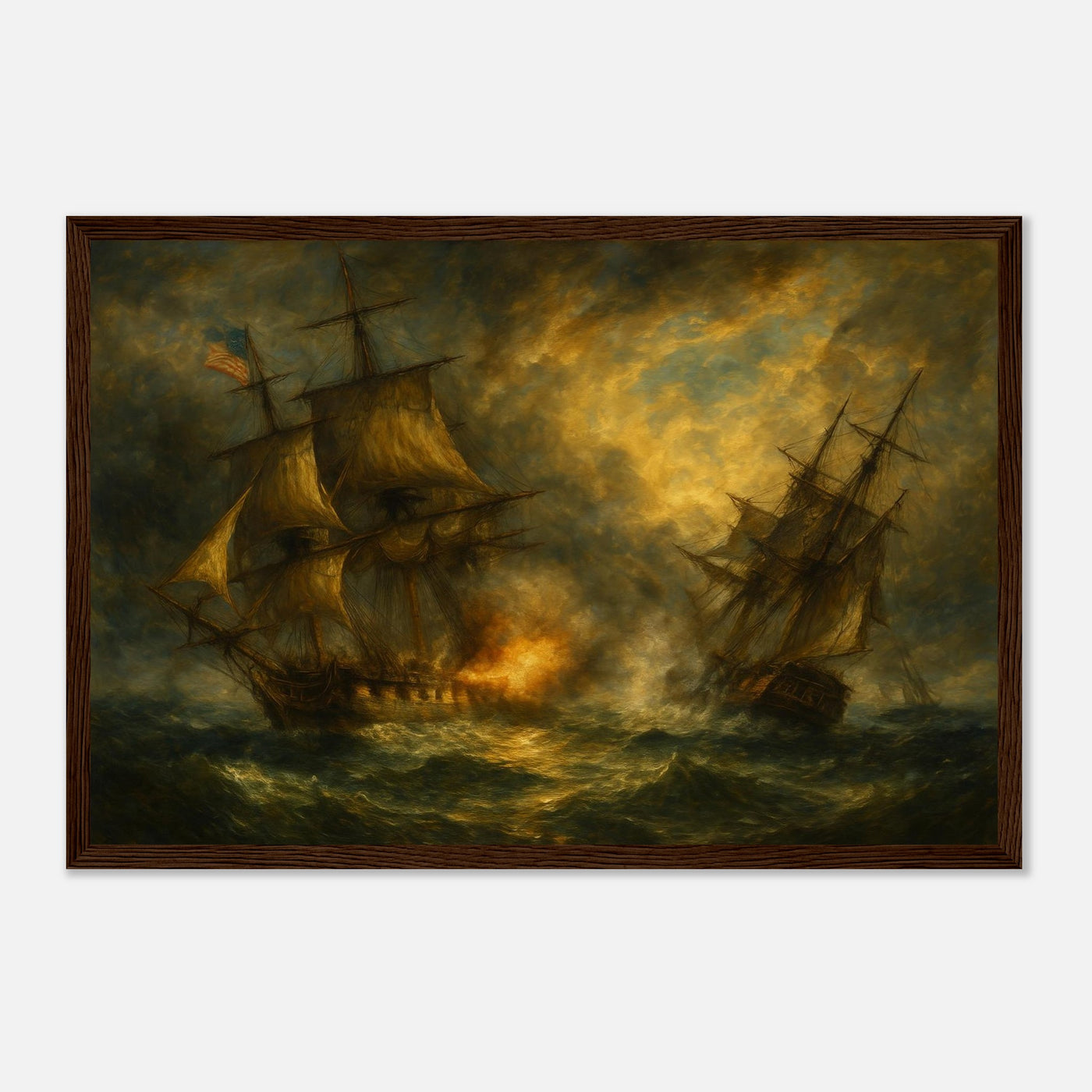 1812 Battle at Sea – Canvas Art Print | Canvas of America