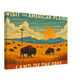 Visit the American Plains – Canvas Art Print | Canvas of America