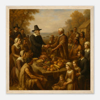 The First Thanksgiving – Canvas Art Print | Canvas of America