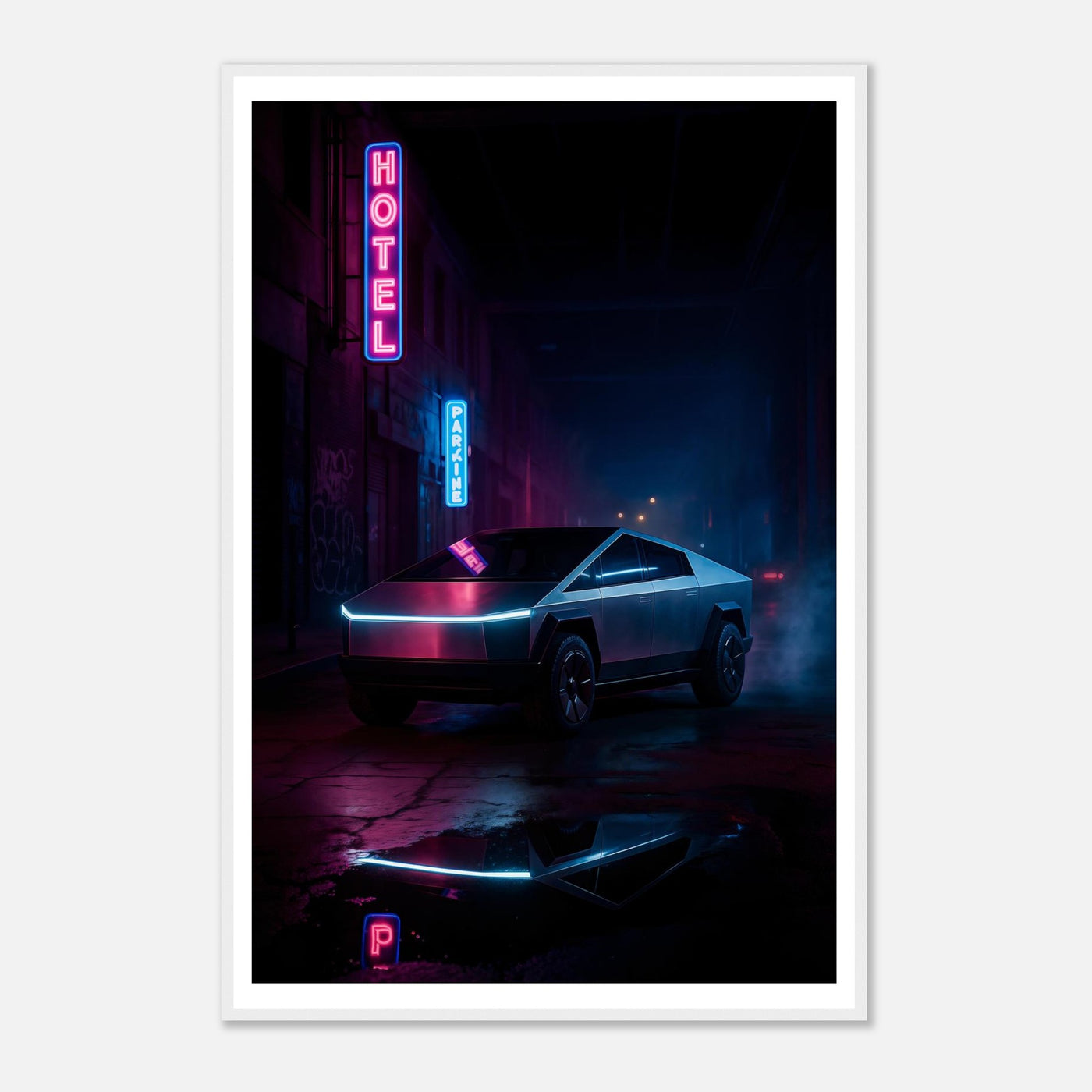 2023 Cybertruck – Canvas Art Print | Canvas of America