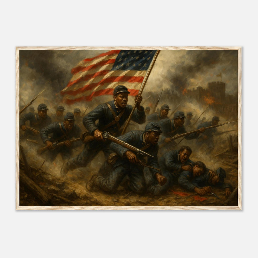 54th Massachusetts – Canvas Art Print | Canvas of America