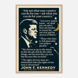 JFK - Words that Moved a Nation – Canvas Art Print | Canvas of America
