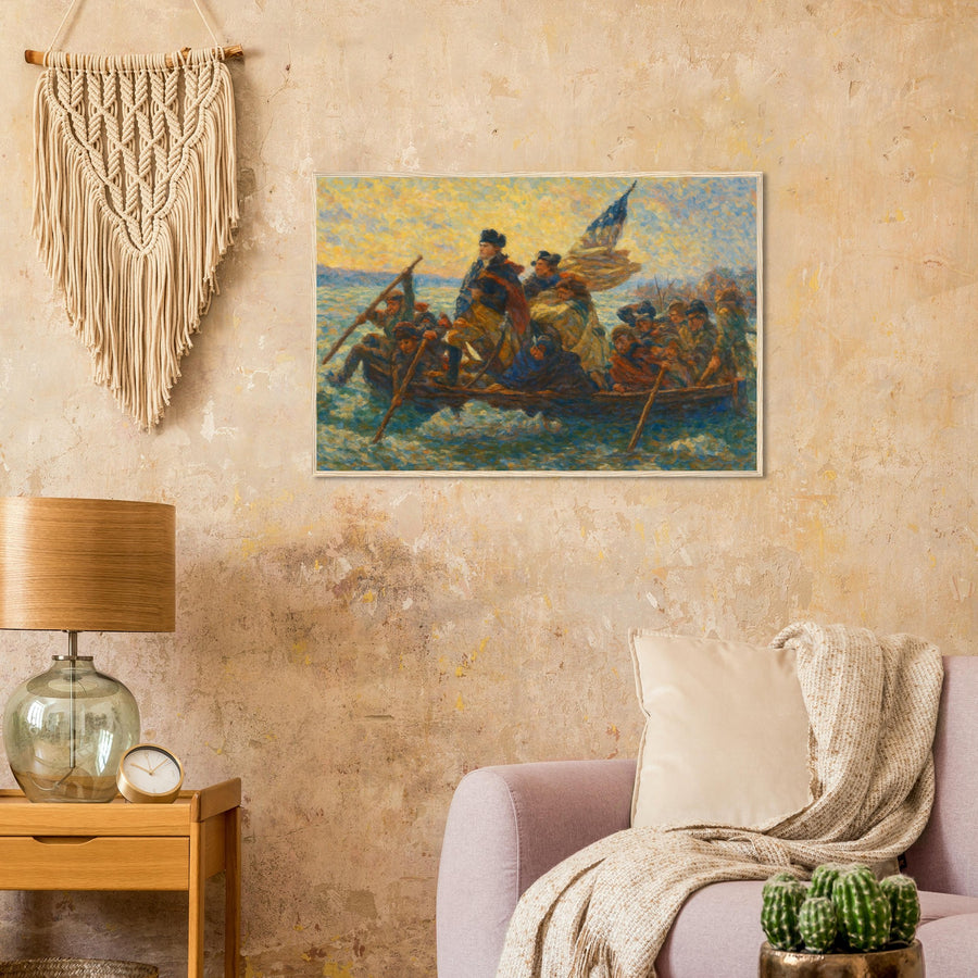 Delaware Crossing - Impressionism – Canvas Art Print | Canvas of America