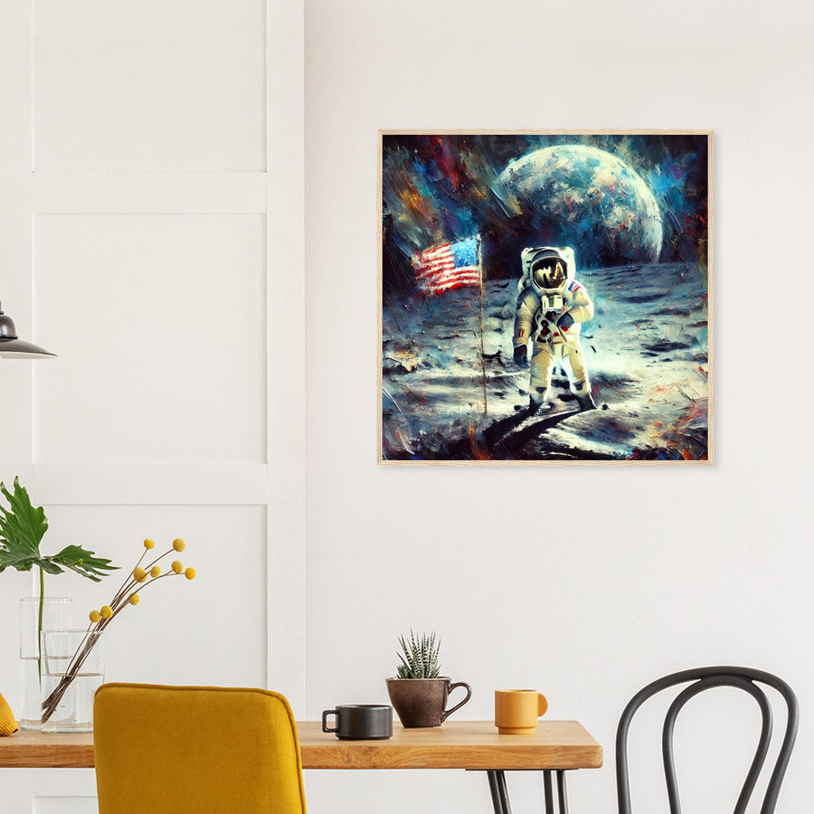One Giant Leap for Mankind – Canvas Art Print | Canvas of America