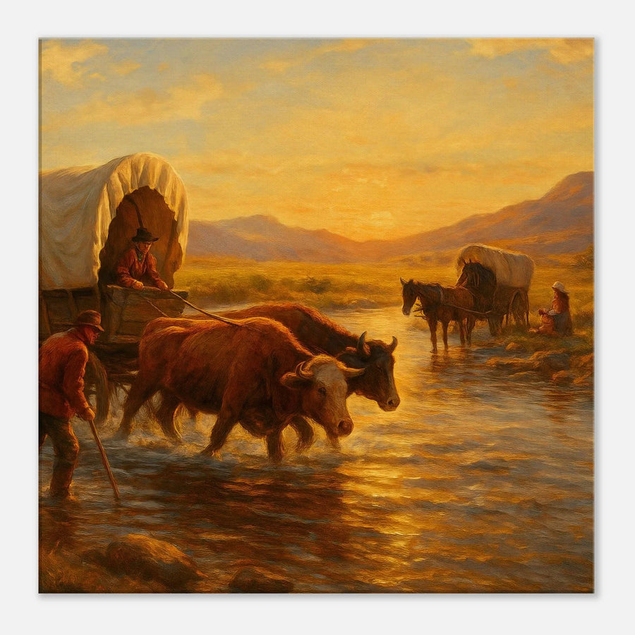 Settling the West – Canvas Art Print | Canvas of America