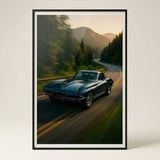1963 Corvette Sting — premium American wall art 1 | Canvas of America