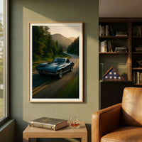 1963 Corvette Sting — premium American wall art 3 | Canvas of America
