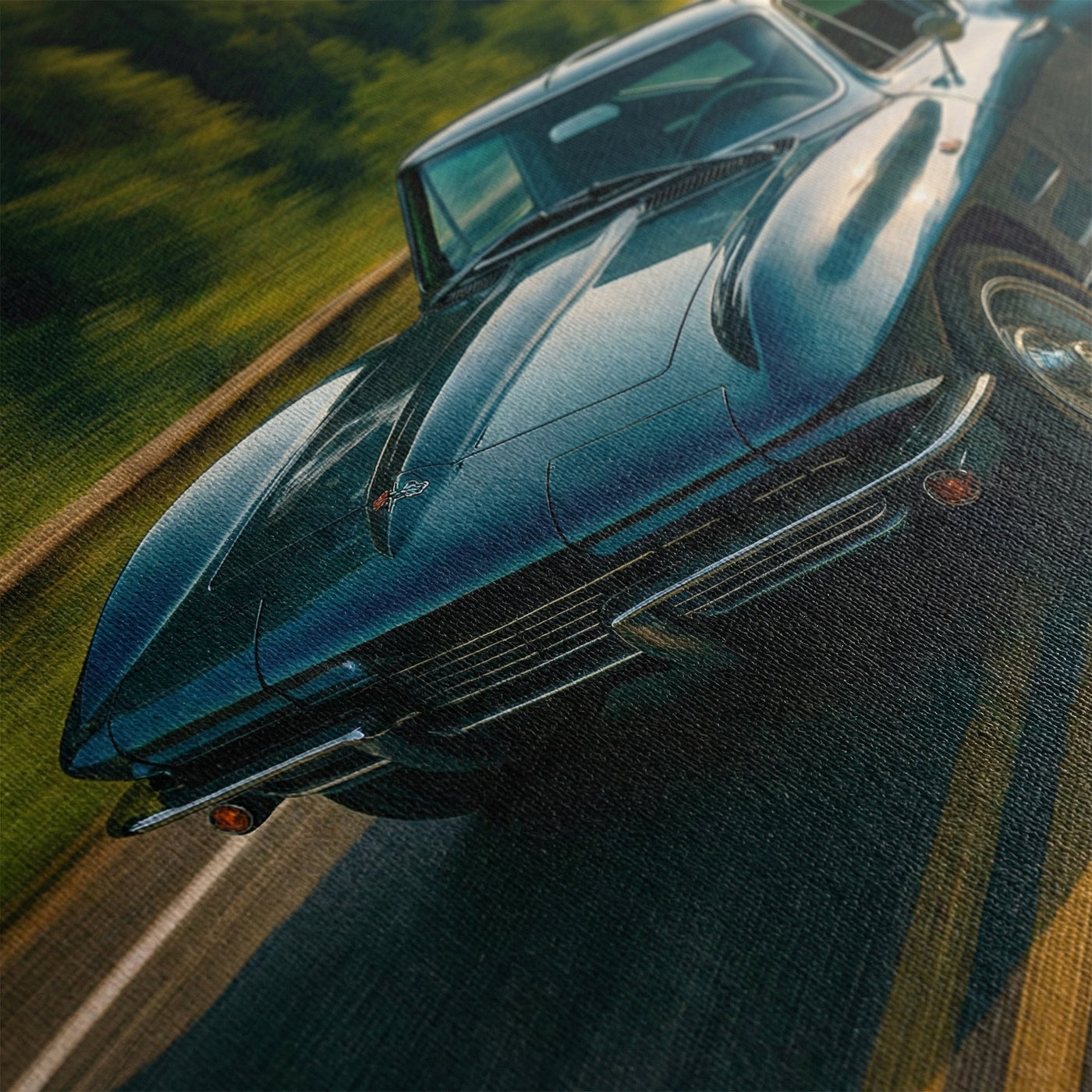 1963 Corvette Sting — premium American wall art 4 | Canvas of America