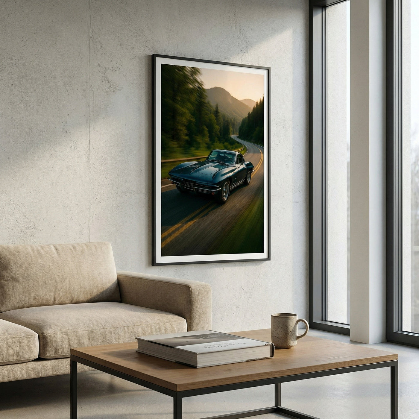 1963 Corvette Sting — premium American wall art 7 | Canvas of America