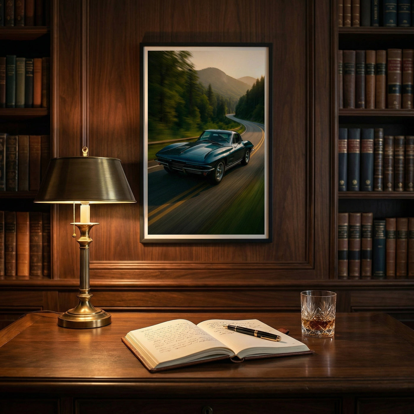 1963 Corvette Sting — premium American wall art 8 | Canvas of America