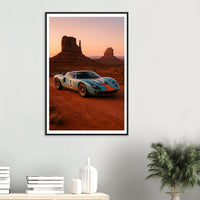 1965 GT40 in Monument Valley – Canvas Art Print | Canvas of America