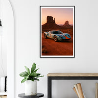 1965 GT40 in Monument Valley – Canvas Art Print | Canvas of America
