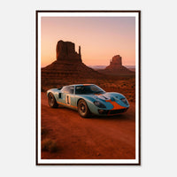 1965 GT40 in Monument Valley – Canvas Art Print | Canvas of America