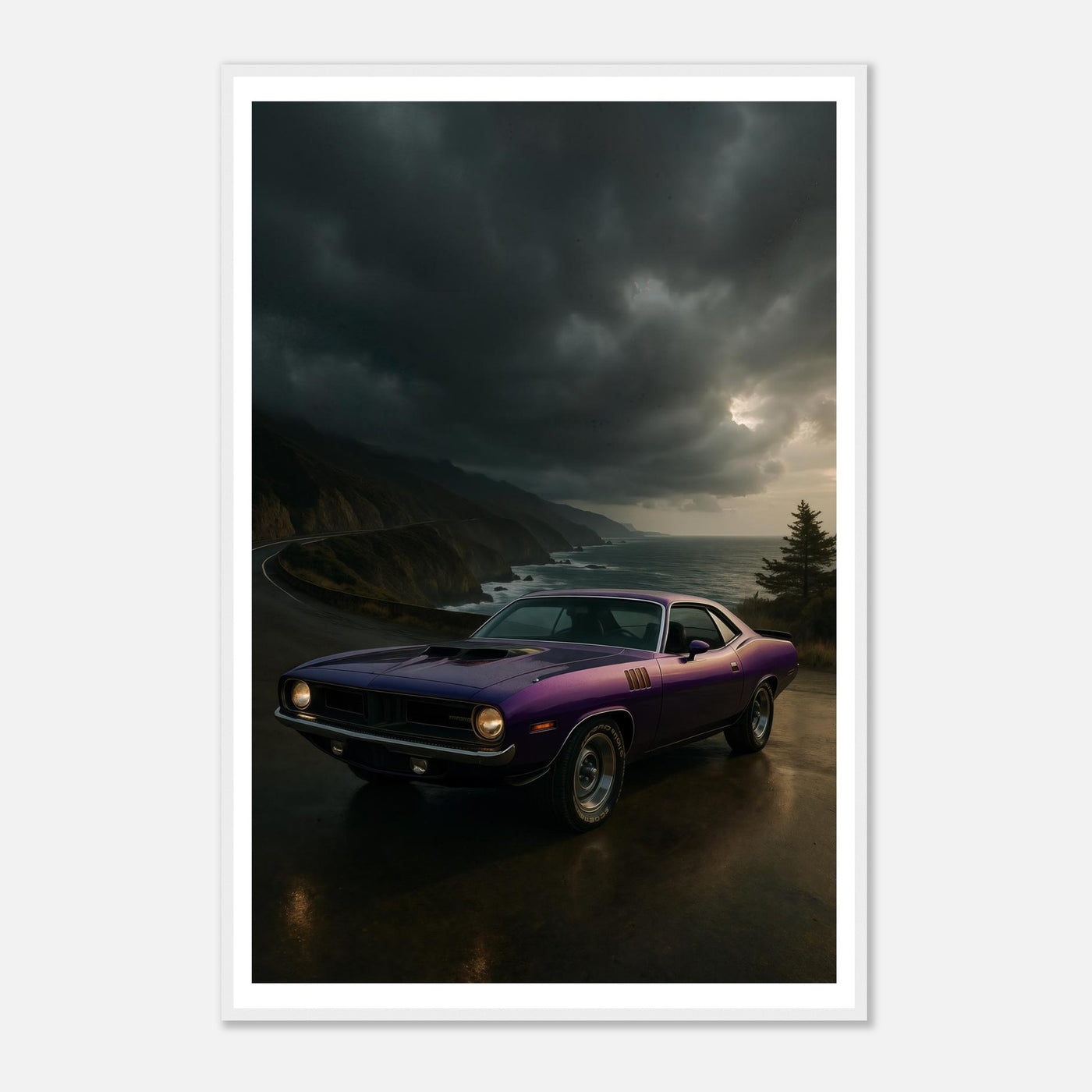 1971 Plymouth Cuda – Canvas Art Print | Canvas of America