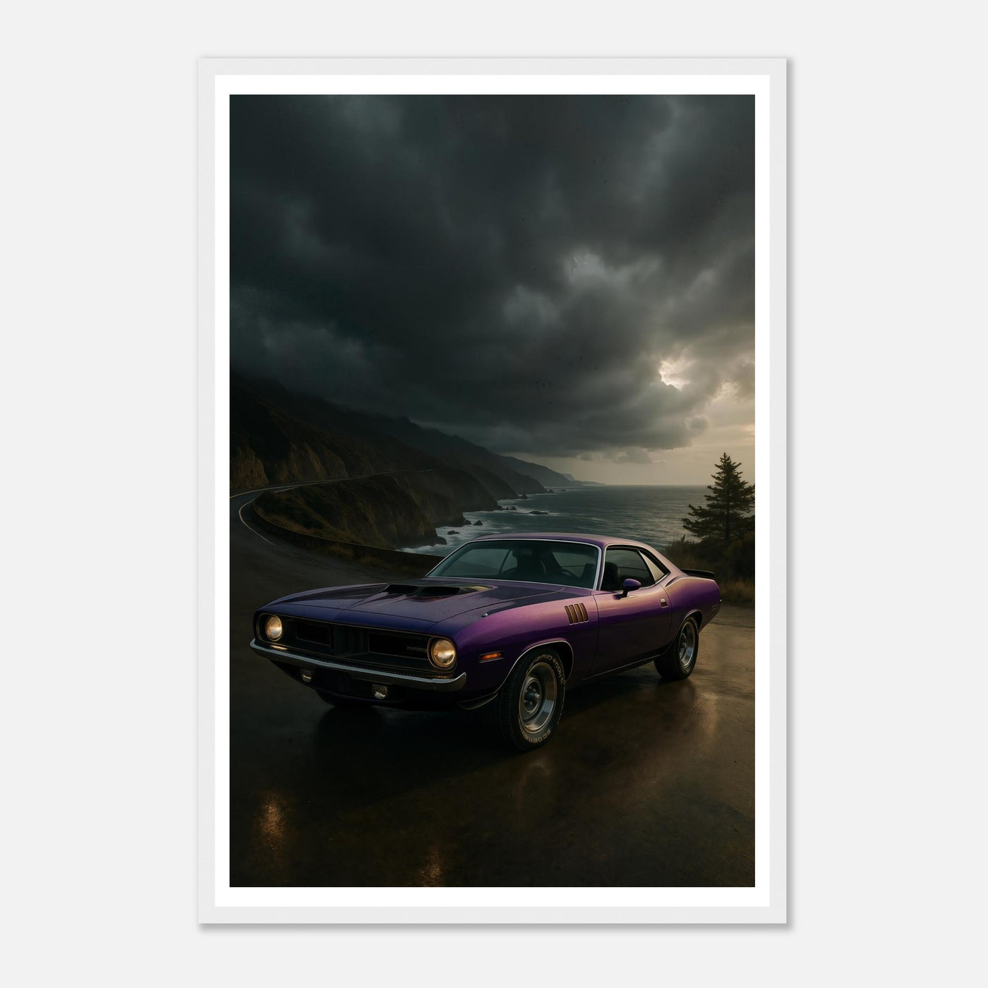 1971 Plymouth Cuda – Canvas Art Print | Canvas of America