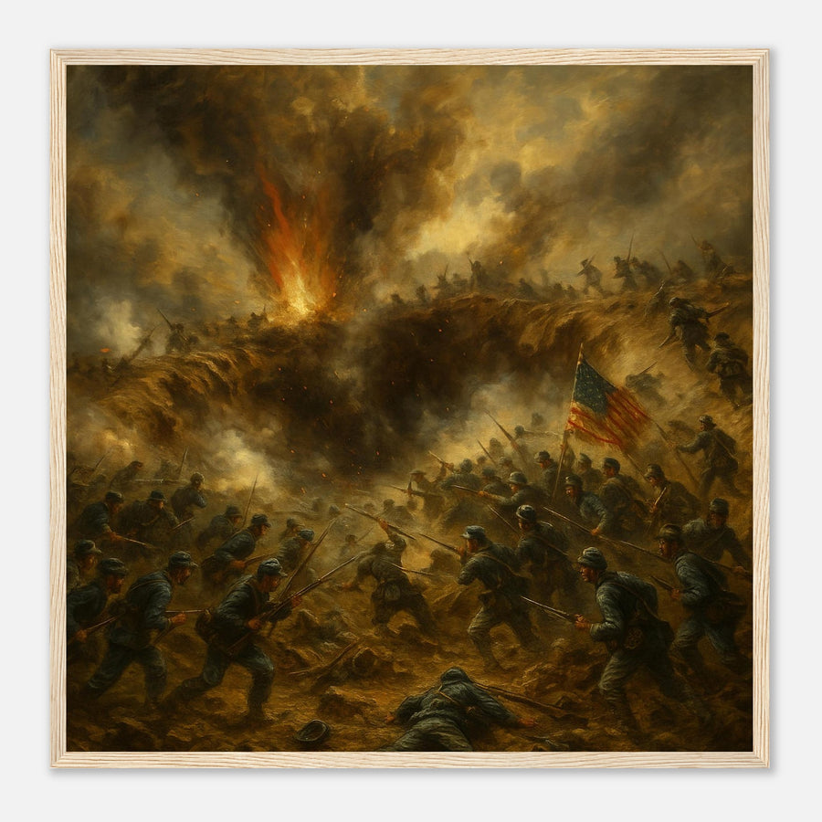 The Battle of the Crater – Canvas Art Print | Canvas of America