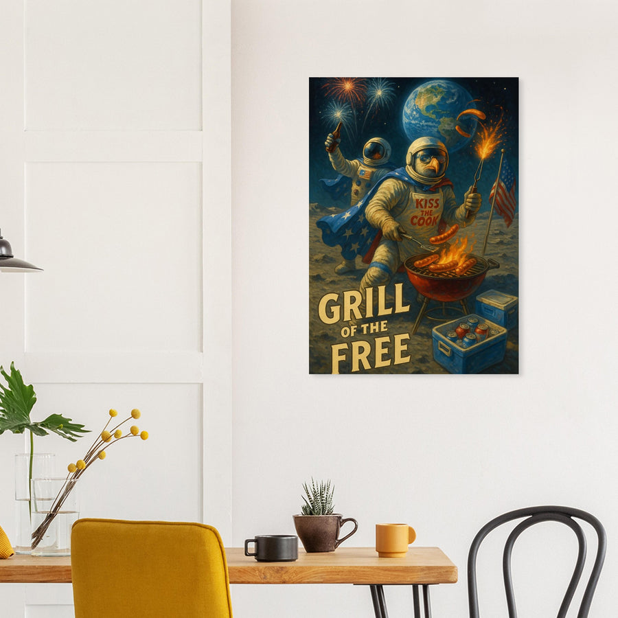 Grill of the Free – Canvas Art Print | Canvas of America