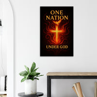 One Nation, Born in Fire, under God – Canvas Art Print | Canvas of America