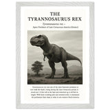 The Tyrannosaurus Rex – Canvas Art Print | Canvas of America