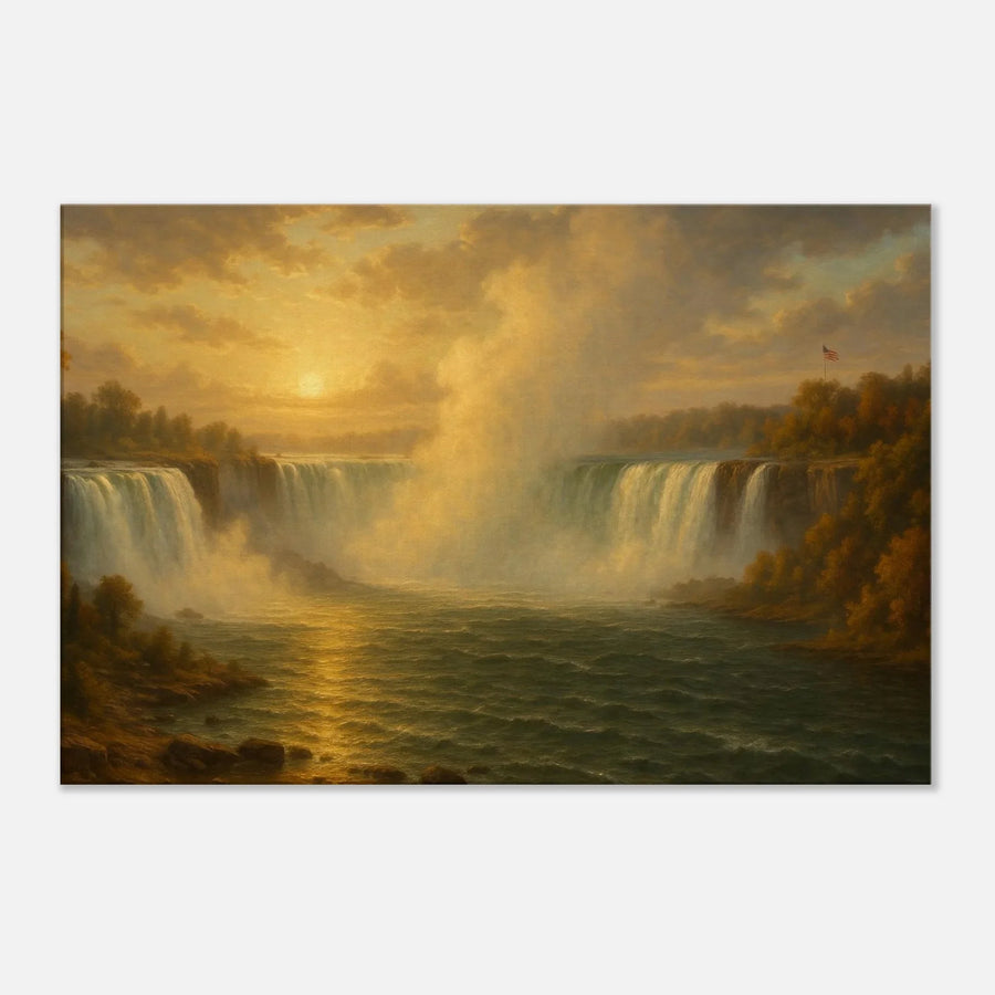 Niagara Falls at Sunset – Canvas Art Print | Canvas of America