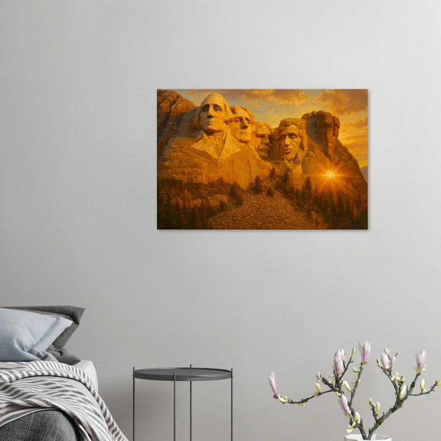 Mount Rushmore at Sunset – Canvas Art Print | Canvas of America