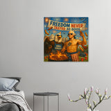 Freedom Burgers – Canvas Art Print | Canvas of America