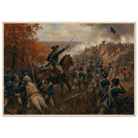 Framed print of the Spirit of '76 marching on, ready to hang.