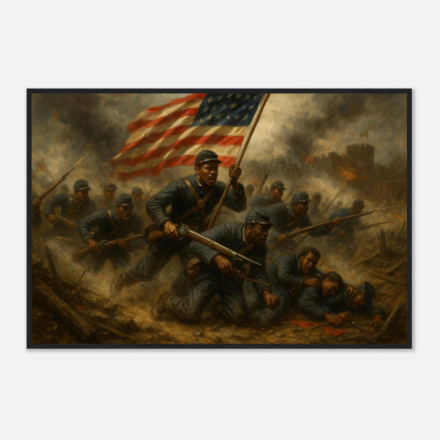 54th Massachusetts – Canvas Art Print | Canvas of America