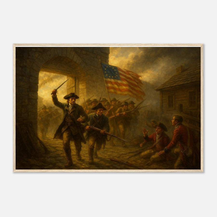 Capture of Fort Ticonderoga – Canvas Art Print | Canvas of America