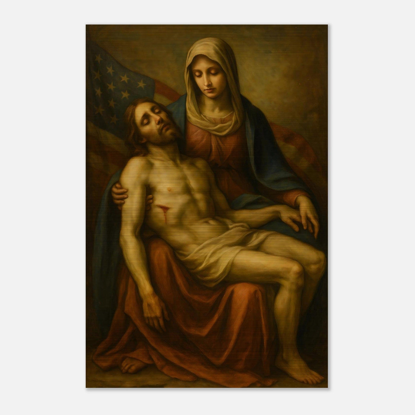The American Pietà – Canvas Art Print | Canvas of America