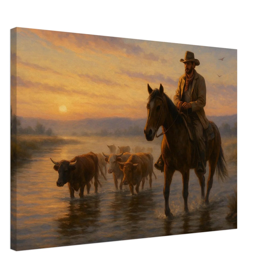 Early Rancher – Canvas Art Print | Canvas of America