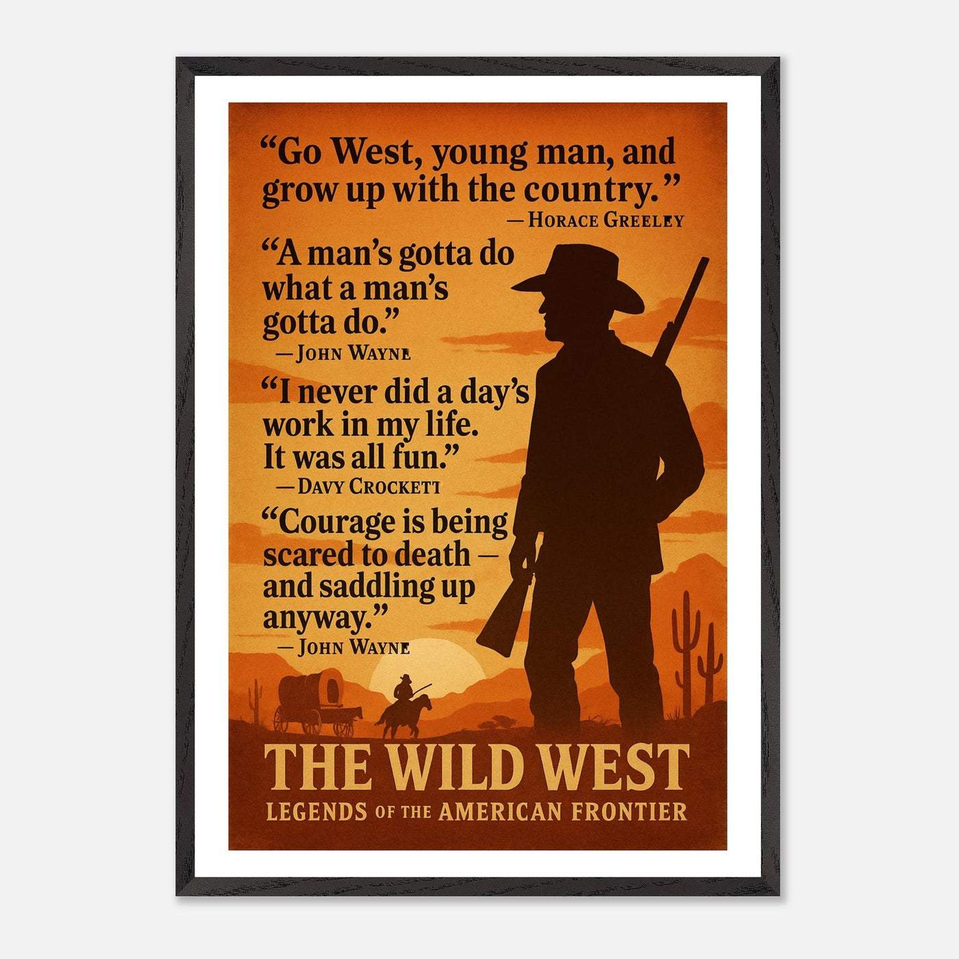 The Wild West - Highwaymen – Canvas Art Print | Canvas of America