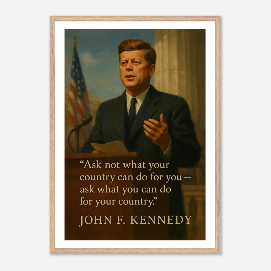 JFK - A Profile in Courage – Canvas Art Print | Canvas of America