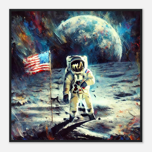 One Giant Leap for Mankind – Canvas Art Print | Canvas of America