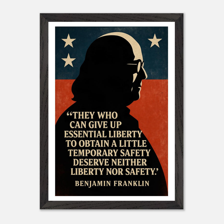 Benjamin Franklin - Essential Liberty – Canvas Art Print | Canvas of America