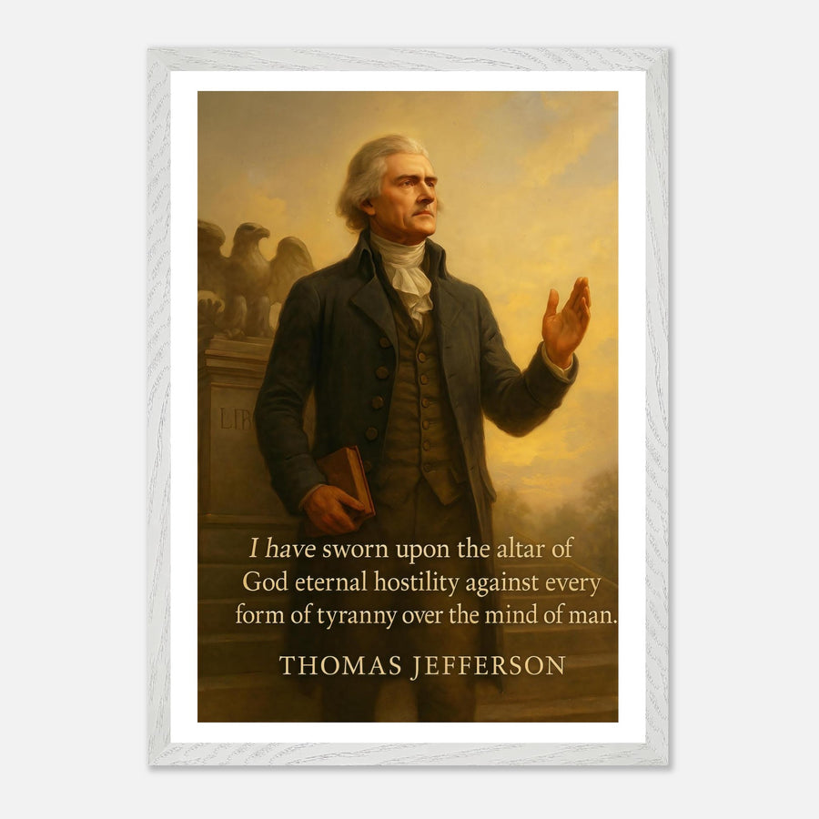 Thomas Jefferson: Freedom's Philosopher – Canvas Art Print | Canvas of America