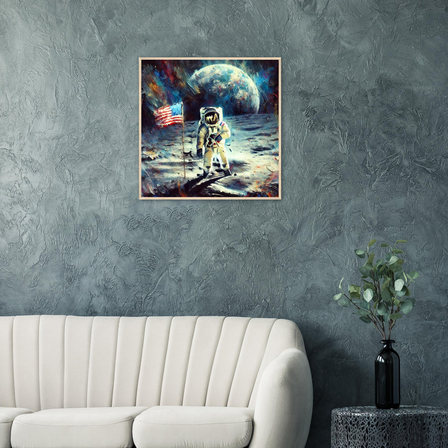 One Giant Leap for Mankind – Canvas Art Print | Canvas of America