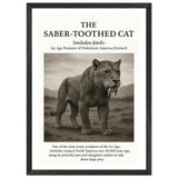The Saber-toothed Cat – Canvas Art Print | Canvas of America