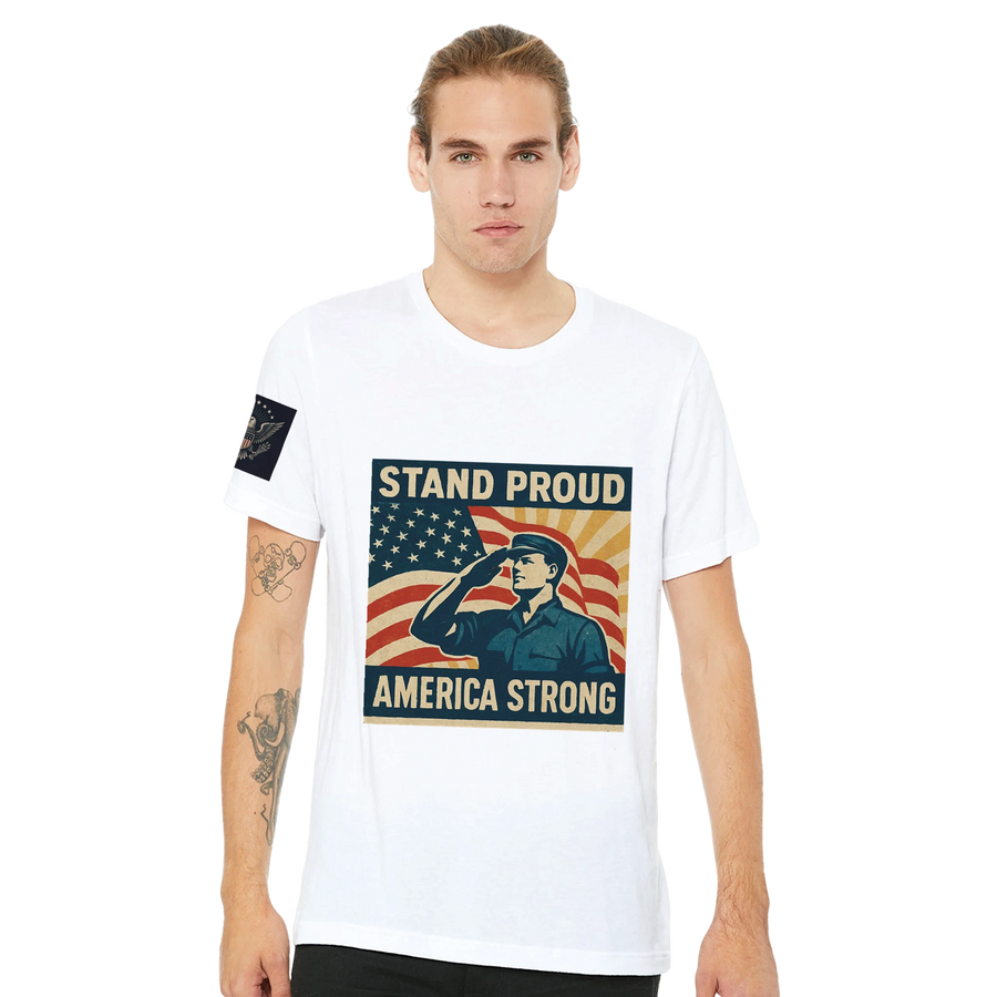 Patriots T-Shirt - Stand Proud – Canvas Art Print | Canvas of America