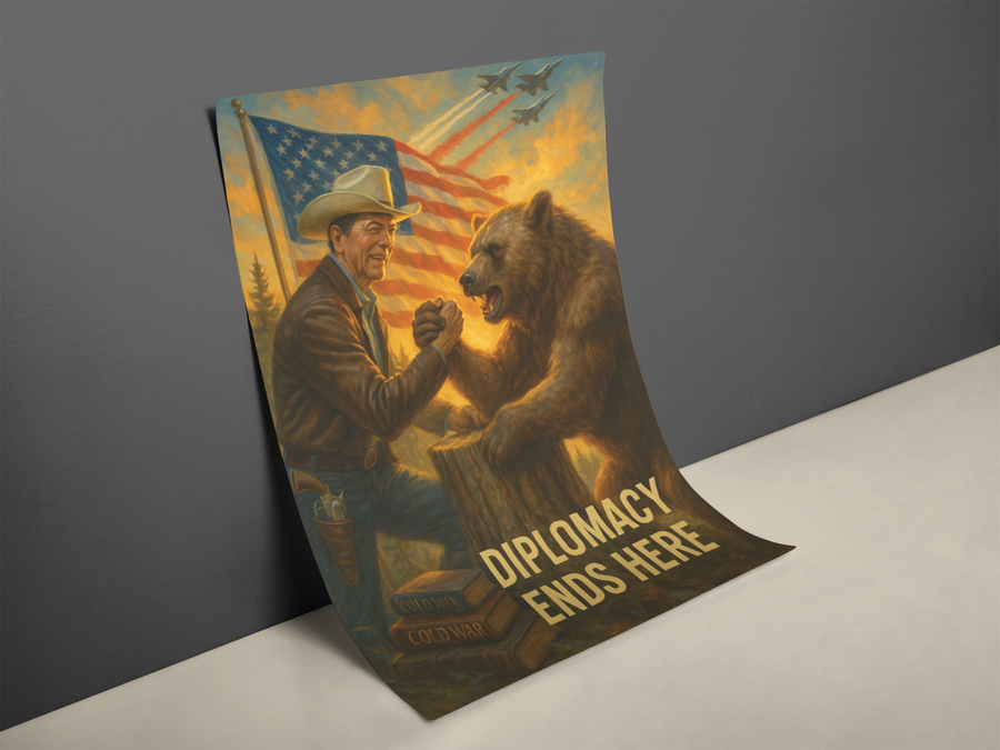 Diplomacy Ends Here – Canvas Art Print | Canvas of America