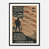 A World at War – Canvas Art Print | Canvas of America
