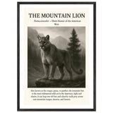 The Mountain Lion – Canvas Art Print | Canvas of America