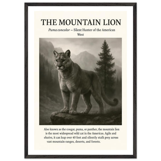 The Mountain Lion – Canvas Art Print | Canvas of America
