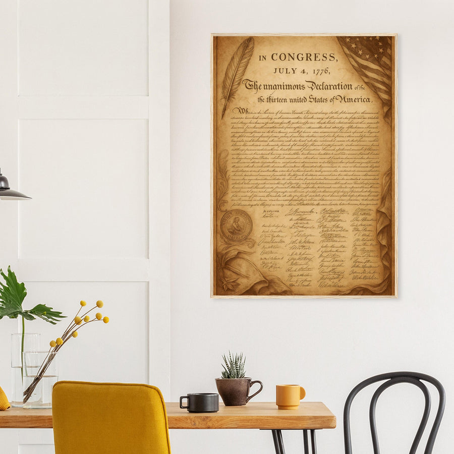 Declaration of Independance – Canvas Art Print | Canvas of America