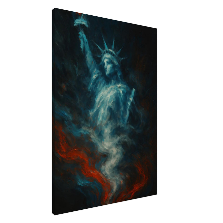 Smoking Liberty – Canvas Art Print | Canvas of America