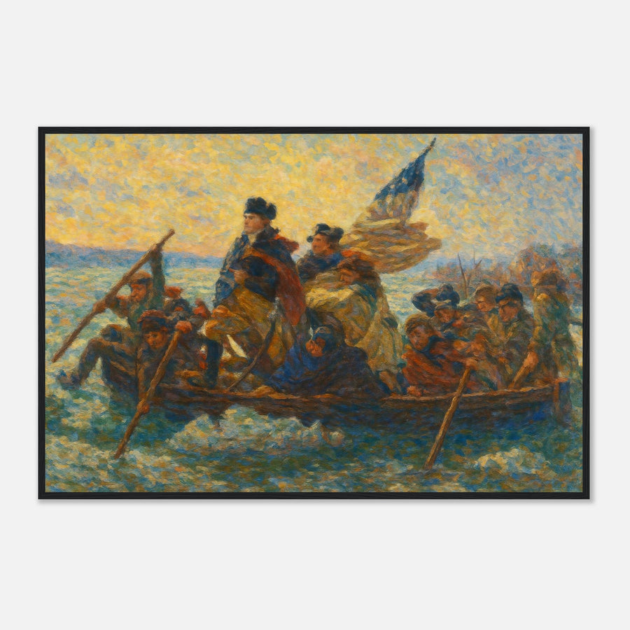 Delaware Crossing - Impressionism – Canvas Art Print | Canvas of America