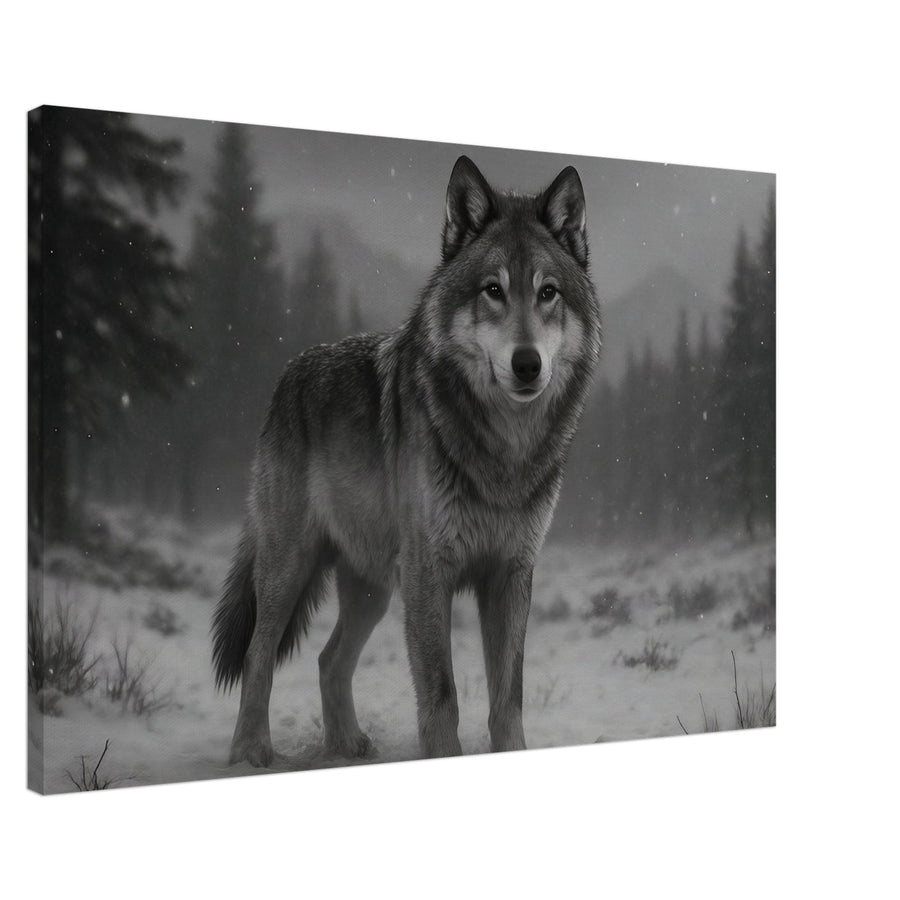 American Grey Wolf – Canvas Art Print | Canvas of America