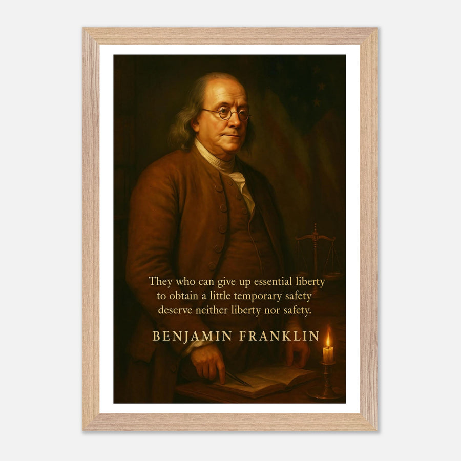 Franklin: Father of Invention, Voice of Liberty – Canvas Art Print | Canvas of America