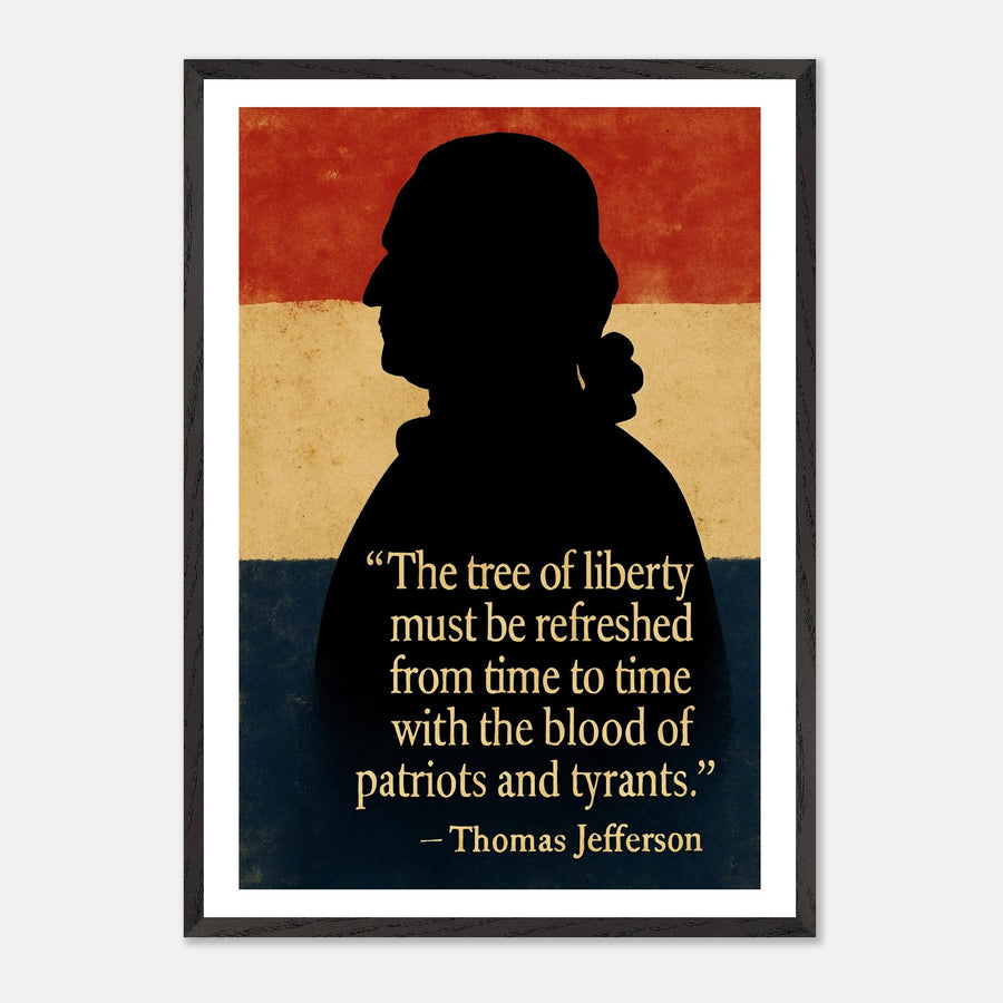 Thomas Jefferson - Blood of Patriots – Canvas Art Print | Canvas of America