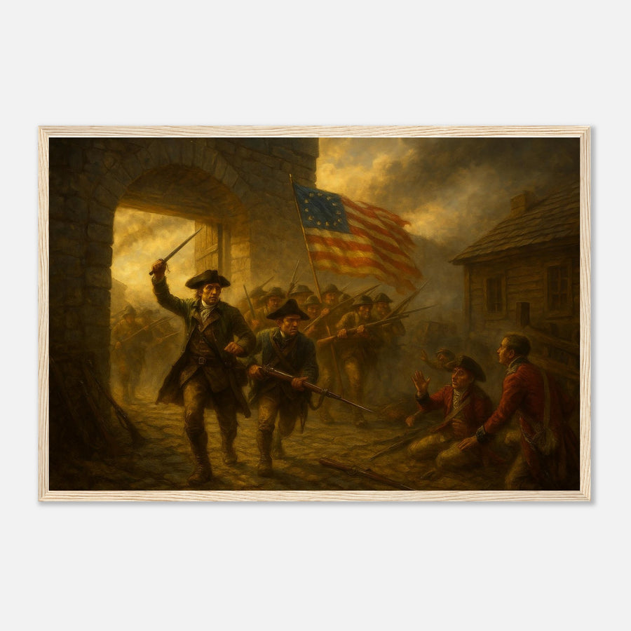 Capture of Fort Ticonderoga – Canvas Art Print | Canvas of America